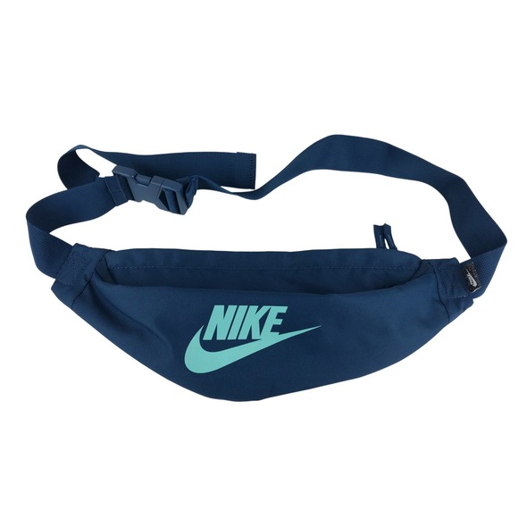 Nike Heritage Fanny Pack Blue Mint Green Waist Bag Hip Bum Travel - Picture 1 of 10